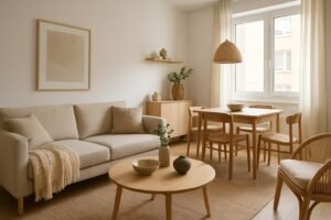 cómo decorar un piso de 50 metros